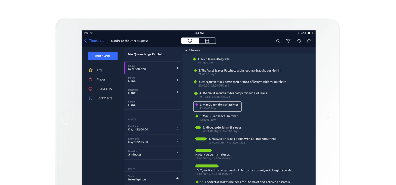 aeon timeline project management