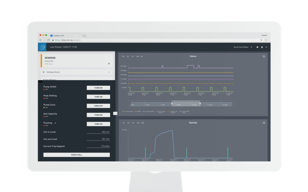 Computer showing screenshot of the IOTA OneBox Web App