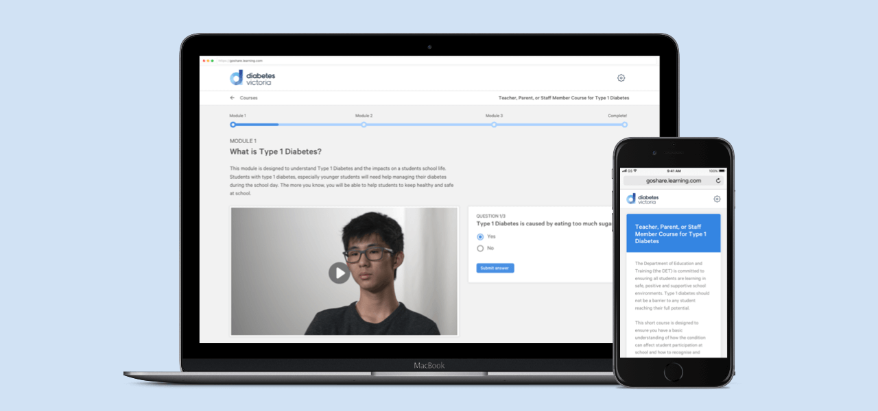 Diabetes eLearning program developed by Wave Digital