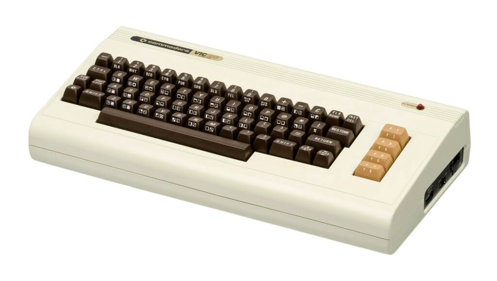Photograph of a Commodore VIC-20 that sparked Simon's love of developing apps for startups.