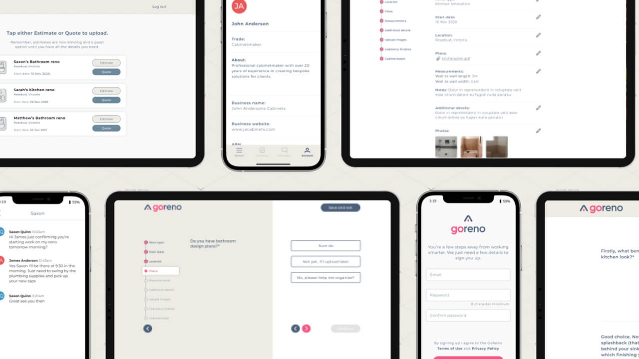 GoReno - GoReno Home Renovation App for iPhone, Android and Web